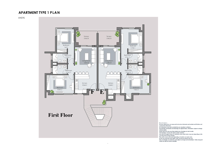 2BR Apartment with shared pools-Bay west - 4